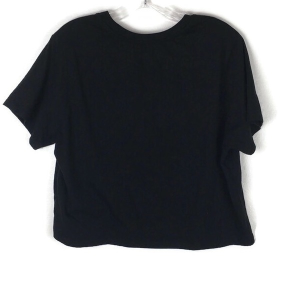 It Clown Movie Short Sleeve Cropped You’ll Float Too Tee in Black - Picture 7 of 7